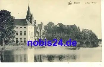 Bruges Le Lac d Amour o 1915
