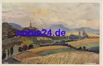 Fulda ​Künstlerkarte Schmiegelow * ca.1930