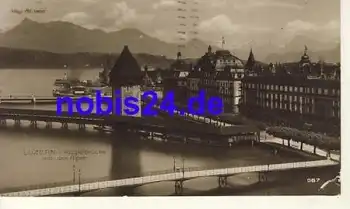 Luzern Kappelbrücke o 1925