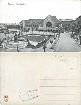 Aachen Hauptbahnhof *ca. 1910