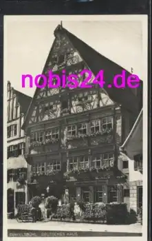 91550 Dinkelsbühl Gasthof Deutsches Haus  *ca.1930