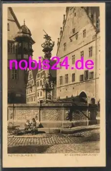 91541 Rothenburg Tauber St. Georgsbrunnen *ca.1910