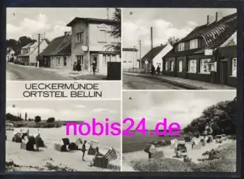 17373 Ueckermünde Bellin Strand Gasthaus o 3.8.1978