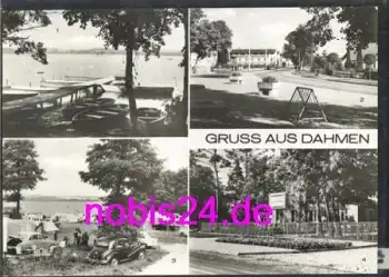 17166 Dahmen Campingplatz Malchinsee o ca.1978