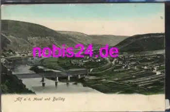 56859 Alf an der Mosel und Bullay Brücke o ca.1915