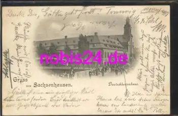 Sachsenhausen Frankfurt Main Deutschherrnhaus o 8.7.1897