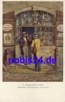 Post Stadtbote 1830 Künstlerkarte Müller *ca.1913