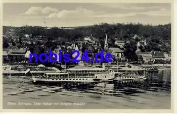 01829 Wehlen Dampfschiff "Dresden" o ca.1950