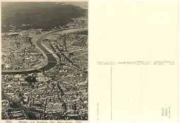 Dresden Fliegeraufnahme vom Westen *1955 Verlag Hahn-Foto10533