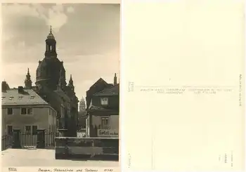 Dresden Münzgasse mit Frauenkirche *1956 Hahn-Foto10787