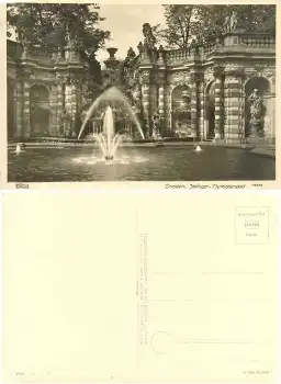 Dresden Zwinger Nymphenbad *1953 Hahn-Foto12633