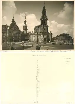 Dresden Georgentor Hofkirche Oper *1956 Hahn-Foto10898