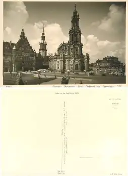 Dresden Georgentor Hofkirche Oper o1939 Verlag Hahn-Foto10898