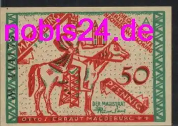 Magdeburg Notgeld 50 Pfennige 1921
