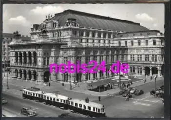 Wien Oper Strassenbahn o 26.5.1960