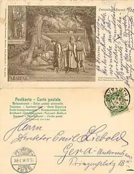 Bayreuth Parsifal Festspielkarte nr.1 o 15.8.1906