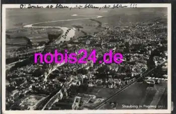94315 Straubing Flugzeugaufnahme o 7.9.1938