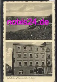 Passau Gasthof zum Schwarzen Ochsen o 1940