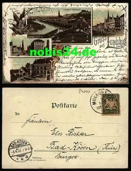 84000 Landshut Litho o 4.4.1897