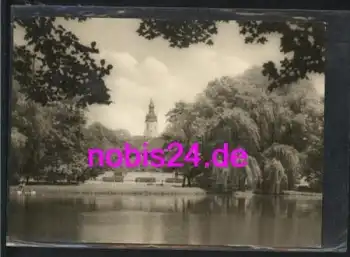 04425 Taucha Gondelteich Kirche o 11.1.1970