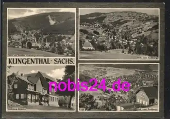 08248 Klingenthal Gasthof Sprungschanze o 29.3.1969