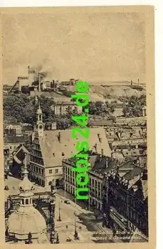 Zwickau Blick vom Dom Rathaus *ca.1950