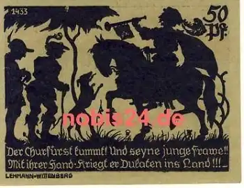 06905 Bad Schmiedeberg Notgeld 50 Pfennige um 1920