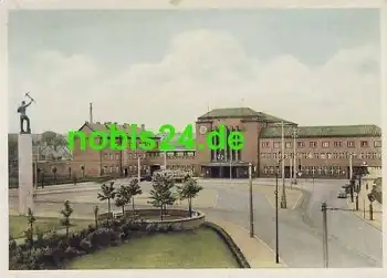 Zwickau Hauptbahnhof Denkmal  *ca.1955
