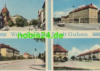 03172 Guben Mehrbildkarte * um 1965