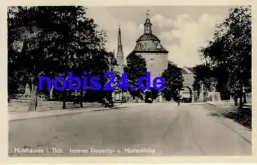 99974 Mühlhausen Frauentor Marienkirche o 1956