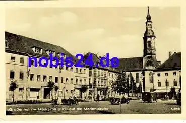 01558 Grossenhain Markt Marienkirche *ca.1956