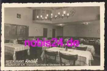 Frankfurt Main Gasthaus Knauf *ca.1940