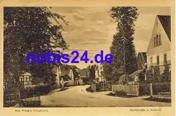 01594 Nickritz Dorfstrasse *ca.1920