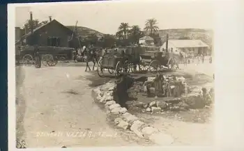 Dschensn Wasserstelle Echtfoto-AK 1.WK * ca. 1917
