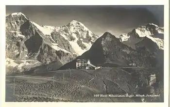 Eiger Mönch Jungfrau Hotel Männlichen *ca. 1920