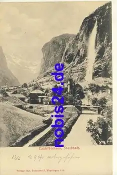 Lauterbrunnen Staubbach *ca.1900