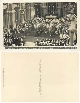 Dresden Tauerfeier des letzten Sachsen Königs *1932 Hahn Foto9678