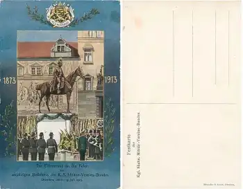 Dresden Sächsische Militär-Vereins-Bundesfeier 1913
