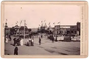 Dresden Internationale Nahrungsmittel Gewerbe und Sport Ausstellung 1894 Cabinet Photo 11 x 17 cm