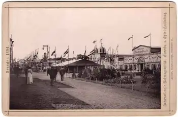 Dresden Internationale Nahrungsmittel Gewerbe und Sport Ausstellung 1894 Restaurant Deutscher Herold