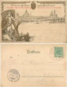 Dresden Deutsche Landwirtschafts Gesellschaft 12. Wanderausstellung 1898