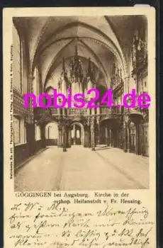 Göggingen Augsburg Kirche Heilanstalt Hessing o ca.1914