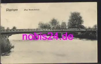 Göggingen Augsburg Neue Wertachbrücke o ca.1914