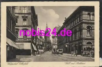 Wuppertal Elberfeld Wall mit Rathaus *ca.1930