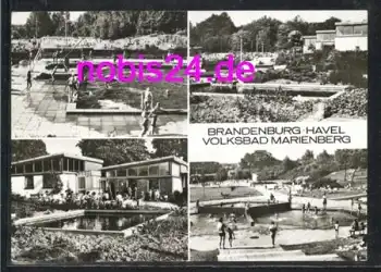 14730 Brandenburg Havel  Volksbad Marienberg o 26.7.1983