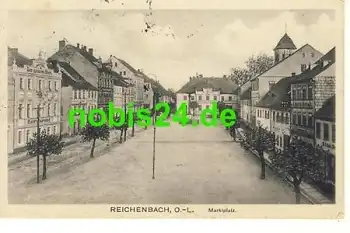 02894 Reichenbach Oberlausitz Marktplatz o 22.3.1922