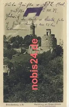 14730 Brandenburg Havel Marienberg Denkmal o 25.1.1914