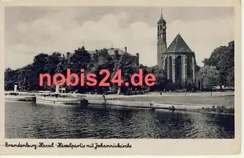 14776 Brandenburg Havel Jonanniskirche Dampfer *ca.1930