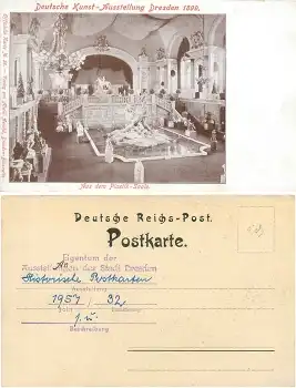 Dresden Deutsche Kunst Ausstellung 1899 Plastik Saal