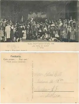 Dresden Gustav Adolf Festspiele 1906 "Der König von Stettin"